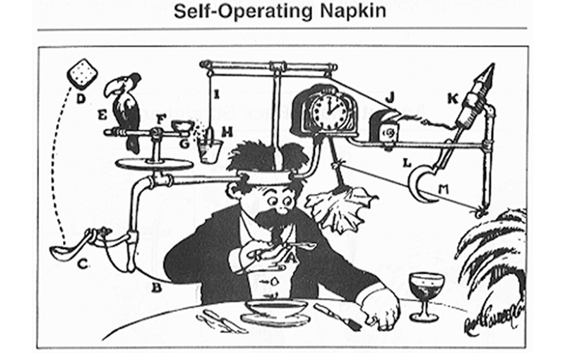 Self-Operating-Napkin